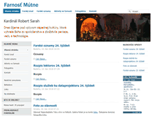 Tablet Screenshot of farnostmutne.sk